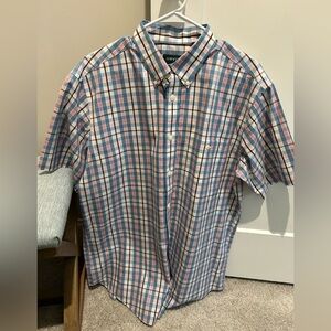 Orvis Button Down Short Sleeve Shirt - Large